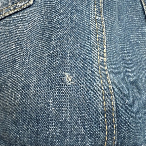 Denim Button-Front Skirt - Picture 4 of 6